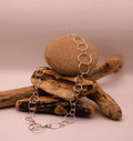 Simple Silver Chain Link Necklace