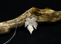 Silver Grape Vine Leaf Necklace